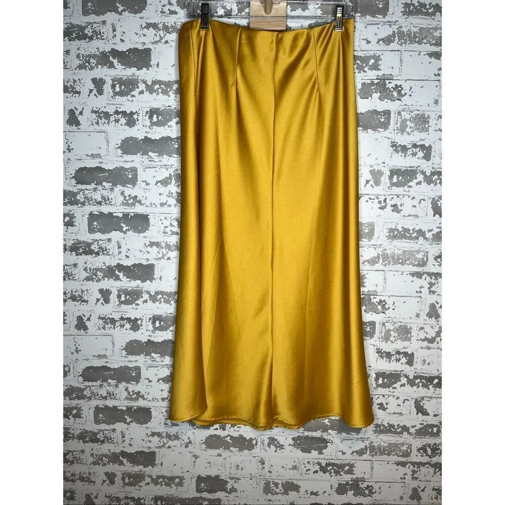 Forever 21 | women a-line yellow dkirt